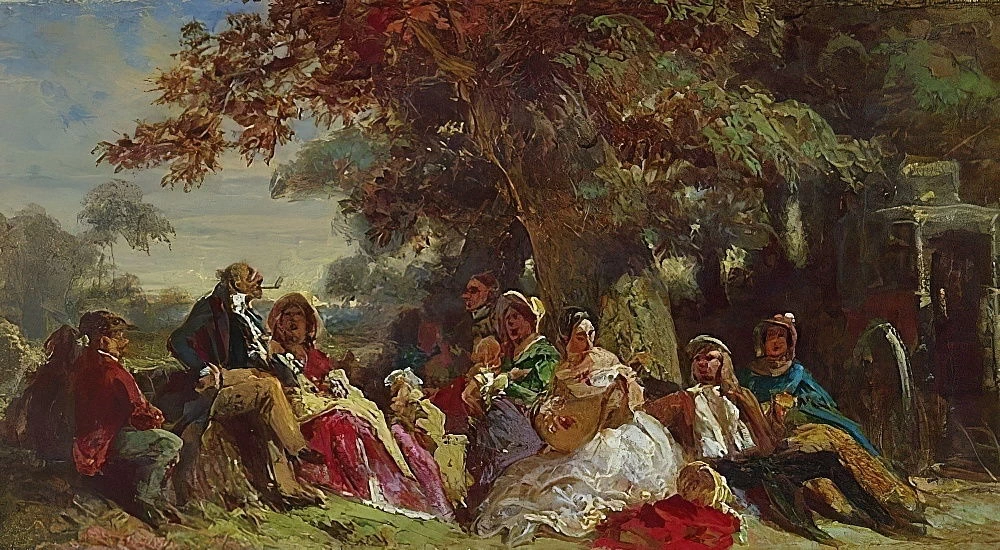 Compagnia di attori all'aperto